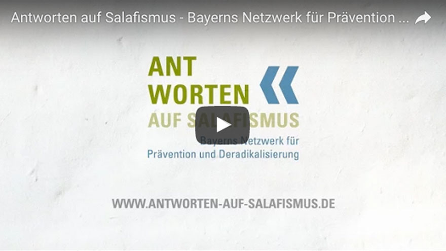 Screenshot aus dem Video „Antworten auf Salafismus