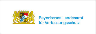 Logo: Bayerisches Landesamt für Verfassungsschutz.